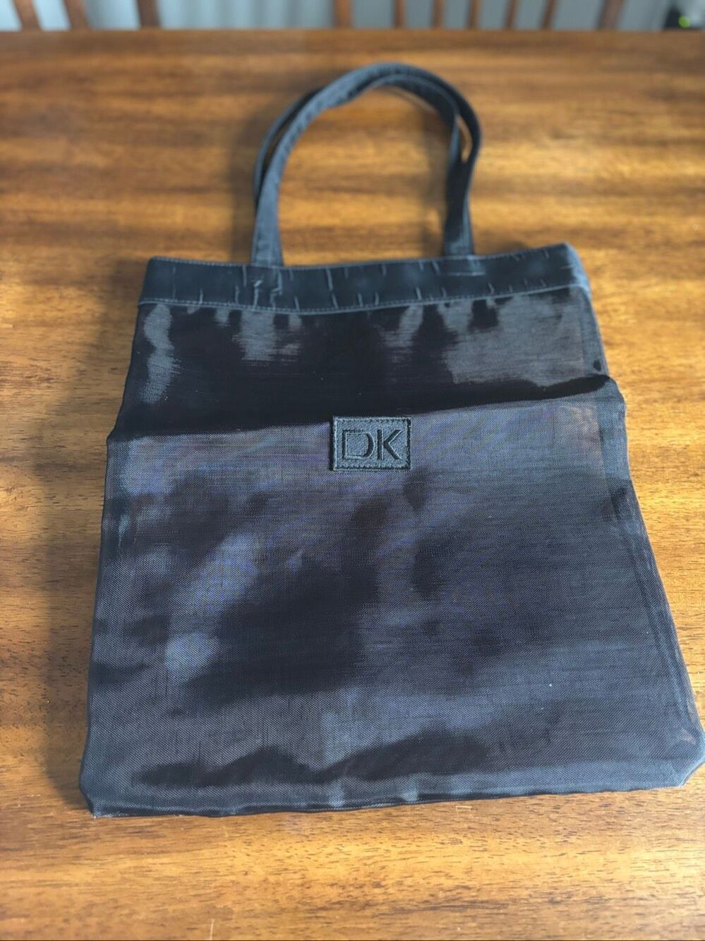 Donna Karen mesh tote bag